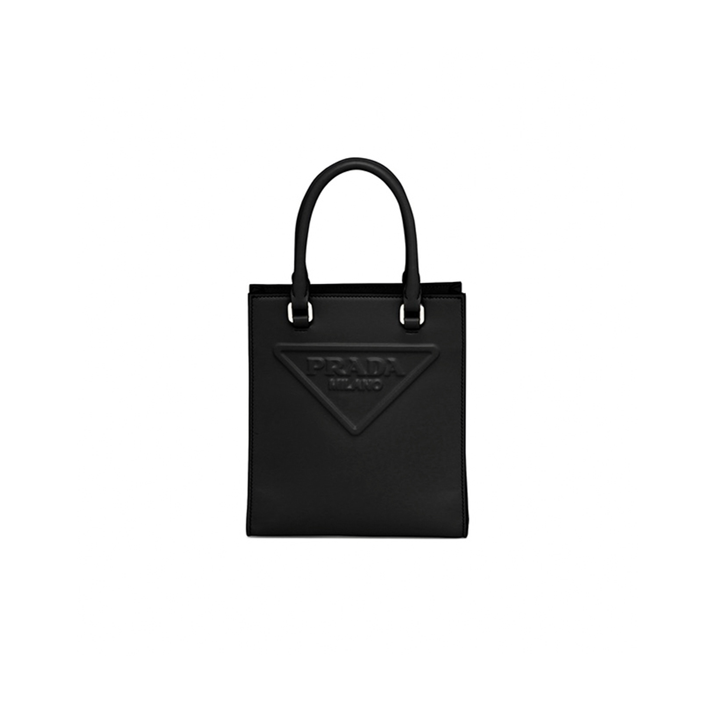 Pra*a small saffiano leather satchel 1ba333 (19*17*6cm)